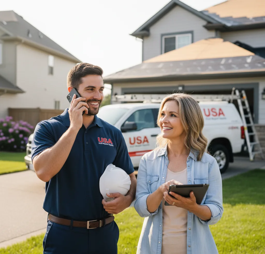 USA Roof Repair Experts customer support in Telford